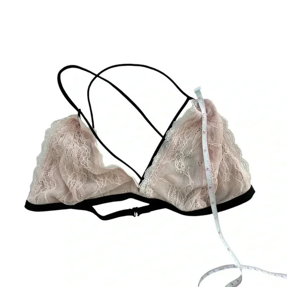 LA Heart PacSun Beige Light Pink Bralette Size Medium Bra intimate - Picture 8 of 8